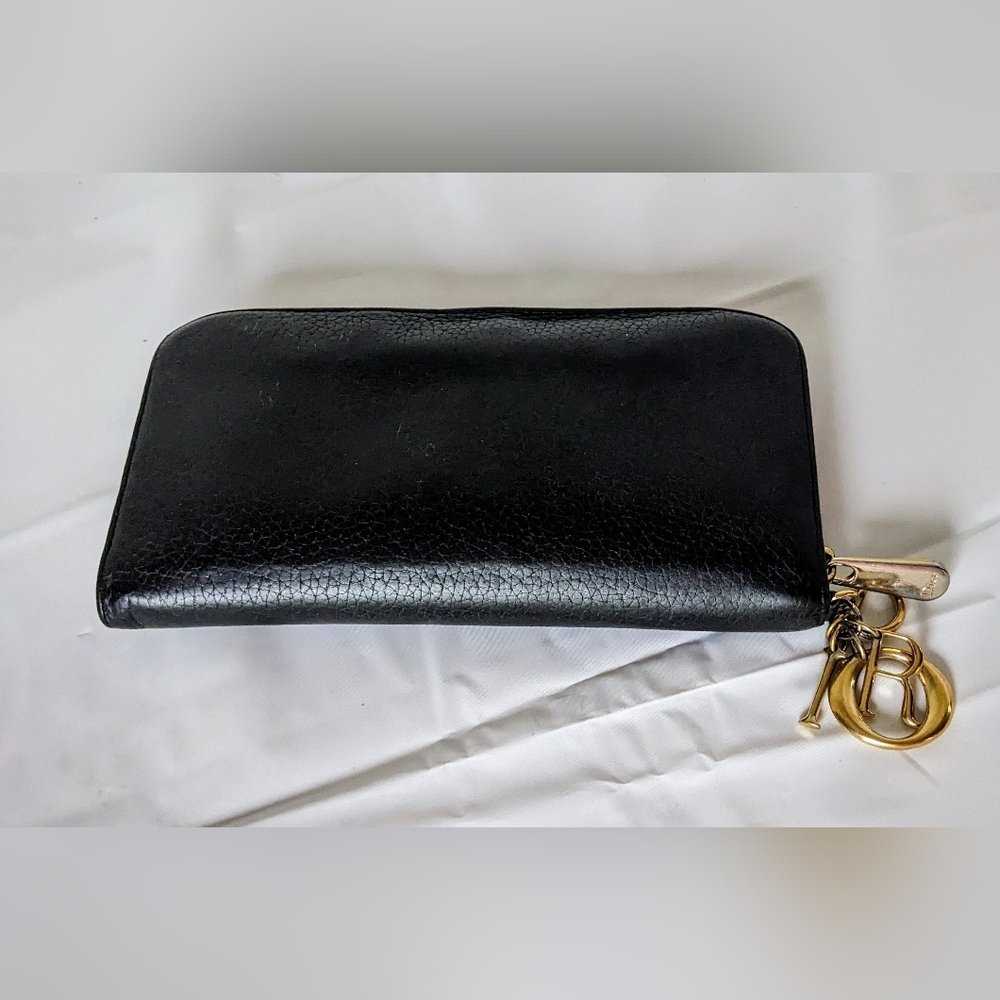 Christian Dior Lady Dior zip around wallet